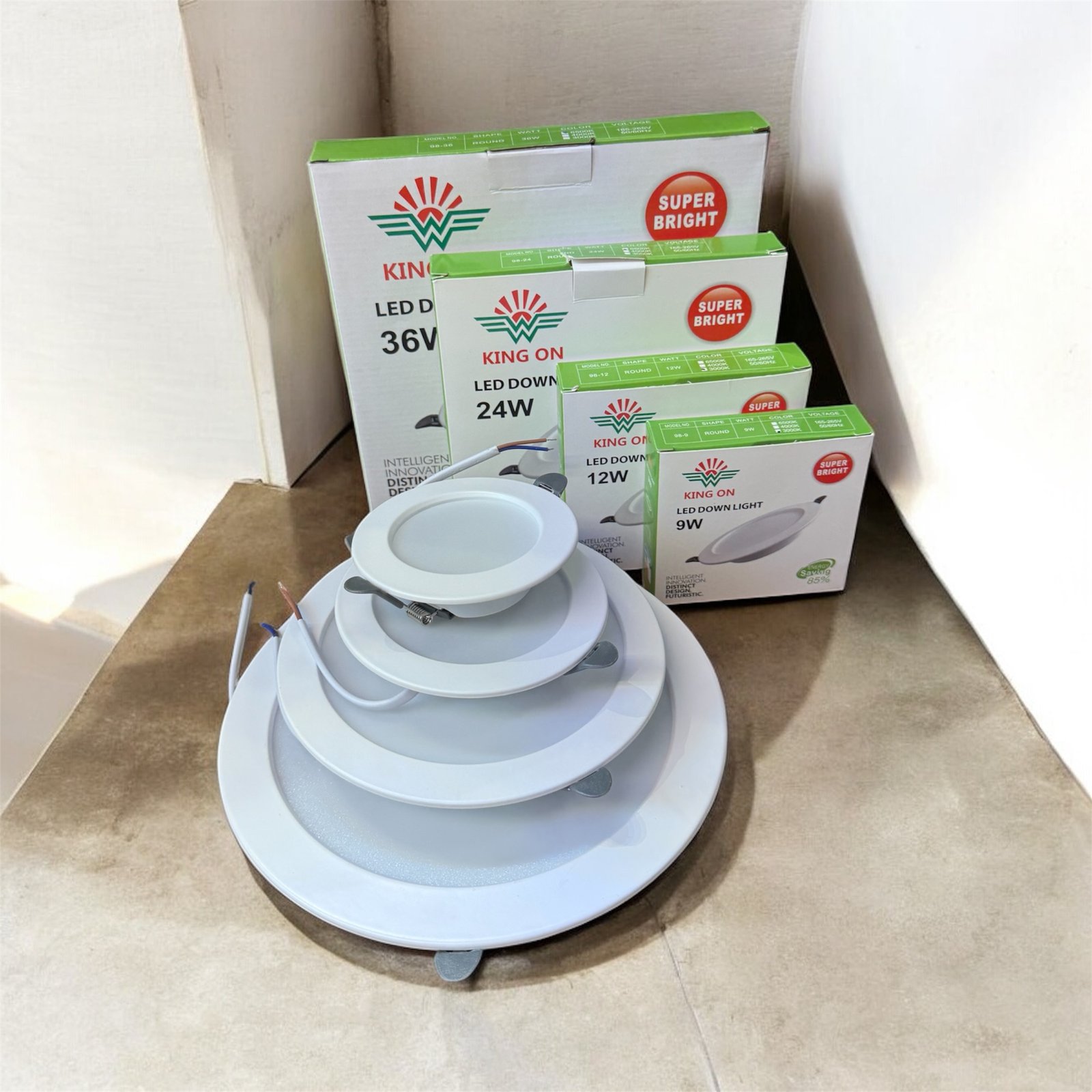 KINGON LED DOWN LIGHT 36W/24W/12W/9W